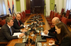 13. фебруар 2017. Председник Одбора за спољне послове у разговору са амбасадором Азербејџана у Србији 